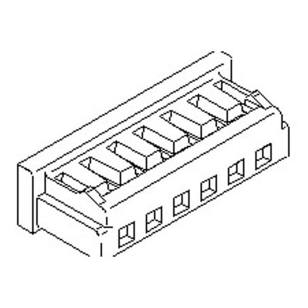 Molex Board Connector, 8 Contact(S), 1 Row(S), Female, 0.079 Inch Pitch, Crimp Terminal, Locking,  510900800